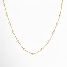 Load image into Gallery viewer, Petite Colored Clover Necklace
