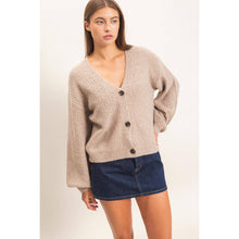 Load image into Gallery viewer, Madi- Textured V-Neck Cardigan

