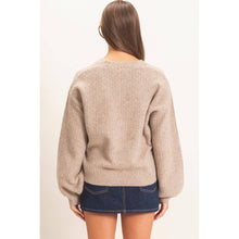 Load image into Gallery viewer, Madi- Textured V-Neck Cardigan

