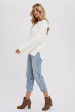 Load image into Gallery viewer, Callie- Strappy Front Fuzzy Pullover

