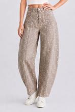 Load image into Gallery viewer, FAWN PRINT BARREL PANTS

