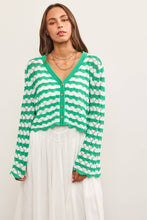 Load image into Gallery viewer, Poppy- Scallop Edge V Neck Sweater Top
