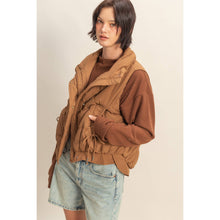 Load image into Gallery viewer, Chloe- High Neck Quilting Puffer Vest
