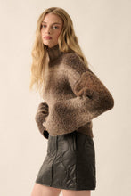 Load image into Gallery viewer, Soraya- Striped Ombre Turtleneck Wide-Sleeve Sweater
