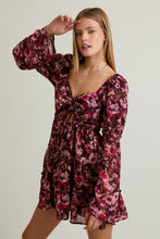 Load image into Gallery viewer, Amber-Long Sleeve Floral Dress
