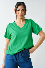 Load image into Gallery viewer, Tamika- Pima Cotton Blend V-Neck Tee
