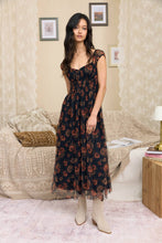 Load image into Gallery viewer, Cami- Floral Sweetheart Midi Dress
