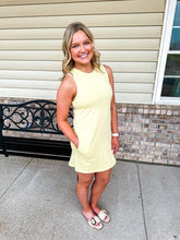 Load image into Gallery viewer, Hattie-  Sleeveless Mini Cotton Dress
