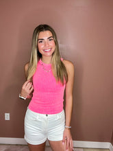 Load image into Gallery viewer, Lena- Ribbed Washed Seamless Tank Top
