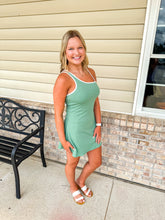 Load image into Gallery viewer, Eliza- Activewear Mini Dress with Inside Lining
