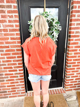 Load image into Gallery viewer, Ivy- Round Neck Single Pocket Boxy Washed Tee
