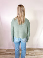 Load image into Gallery viewer, Clara- Textured Knit Crew Neck Drop Shoulder Sweater

