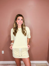 Load image into Gallery viewer, Nola- Mid Rise Striped Skort
