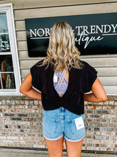 Load image into Gallery viewer, Nora- Flow Open-Back Pima Cotton Tee
