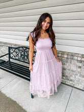 Load image into Gallery viewer, Shiloh- Polka Dot Chiffon Mini Dress
