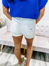 Load image into Gallery viewer, Archer- High Rise Double Cuffed Denim Shorts

