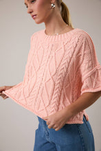 Load image into Gallery viewer, Carson- Short Sleeve Knit Sweater Top
