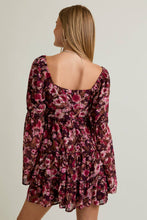 Load image into Gallery viewer, Amber-Long Sleeve Floral Dress
