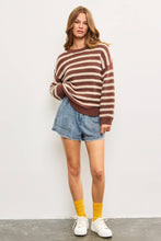 Load image into Gallery viewer, Paisley- Ribbed Striped Sweater
