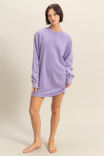 Load image into Gallery viewer, Gabby- Oversized Mini Sweatshirt Dress
