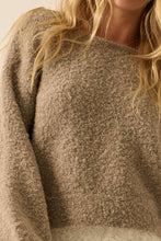 Load image into Gallery viewer, Ellie- Textured Knit Bubble-Sleeve Sweater

