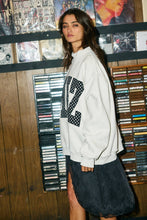 Load image into Gallery viewer, MIZ |  Polka-Dot Applique Mock-Neck Sweatshirt
