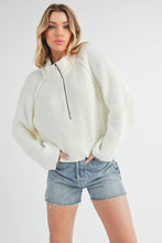 Load image into Gallery viewer, Debbie Half-Zip Sweater
