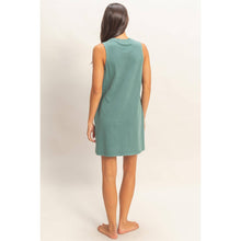 Load image into Gallery viewer, Whitney-  Sleeveless Mini Cotton Dress
