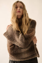 Load image into Gallery viewer, Soraya- Striped Ombre Turtleneck Wide-Sleeve Sweater
