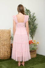 Load image into Gallery viewer, Shiloh- Polka Dot Chiffon Mini Dress
