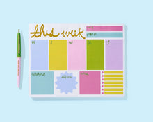 Load image into Gallery viewer, Weekly Planner - "This Week" - Mallory - JCS Collab -52 Shts

