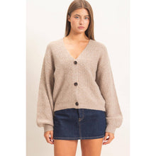 Load image into Gallery viewer, Madi- Textured V-Neck Cardigan
