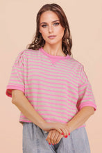 Load image into Gallery viewer, Erika-Oversized Stripe Casual Comfy Knit Top
