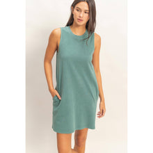 Load image into Gallery viewer, Whitney-  Sleeveless Mini Cotton Dress
