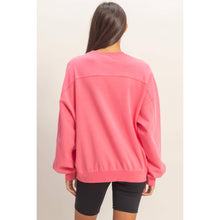 Load image into Gallery viewer, Calla- Ribbed Crew Neck Sweatshirt
