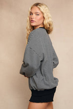 Load image into Gallery viewer, Olive- Crewneck Oversized Knit Top
