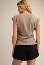 Load image into Gallery viewer, Gabby- V-Neck Fitted Waist Vest Top
