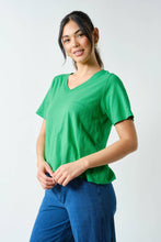 Load image into Gallery viewer, Tamika- Pima Cotton Blend V-Neck Tee
