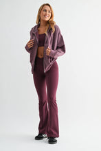 Load image into Gallery viewer, Valerie- Fleece Hoodie Jacket with Tapered Sleeves
