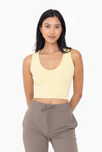 Load image into Gallery viewer, Tessa- Seamless Ribbed V-Neck Crop Top
