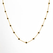 Load image into Gallery viewer, Petite Colored Clover Necklace

