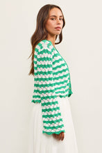 Load image into Gallery viewer, Poppy- Scallop Edge V Neck Sweater Top

