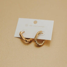Load image into Gallery viewer, Flirty Fantasy Oval Hoop Earrings -
