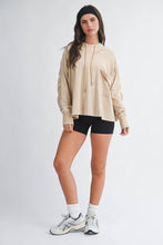 Load image into Gallery viewer, Taya- Relaxed Pocket Hoodie Pullover Top

