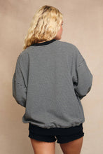 Load image into Gallery viewer, Olive- Crewneck Oversized Knit Top
