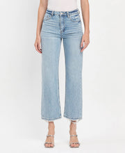 Load image into Gallery viewer, Jayden-SUPER HIGH RISE ANKLE SLIM WIDE JEANS
