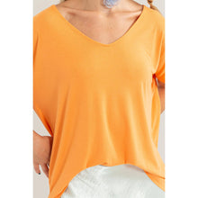 Load image into Gallery viewer, Karina- V Neck Dolman Short Sleeve Top
