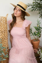 Load image into Gallery viewer, Shiloh- Polka Dot Chiffon Mini Dress
