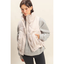 Load image into Gallery viewer, Hailey- High Neck Quilting Puffer Vest
