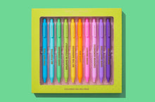 Load image into Gallery viewer, Gel Pen Set - Motivational - Asst Colors - 10 Piece Set
